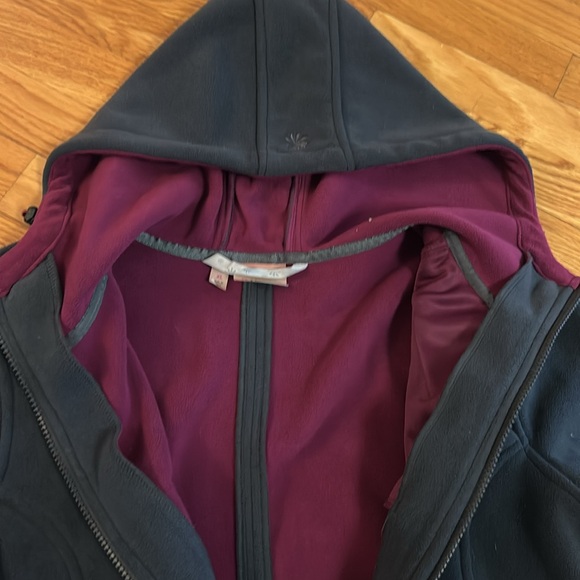 Athleta Swara Long Fleece Jacket XL - Picture 3 of 4